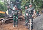 Danrem 072/ Pamungkas Kunjungi Lokasi Pembangunan Jembatan Perintis Garuda